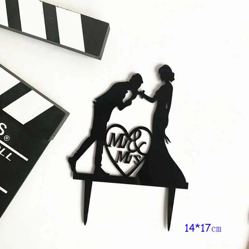 Акриловый Топпер для свадебного торта кексов свадебные украшения невесты жениха