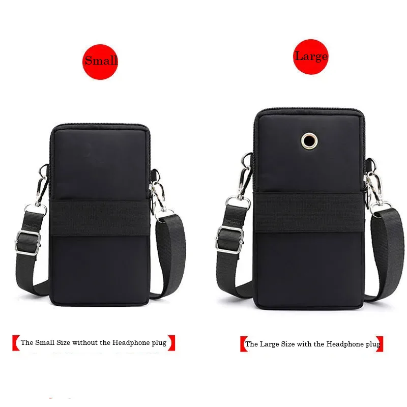universal mobile phone bag for samsungiphonehuaweihtclg case wallet outdoor sport arm purse shoulder bag women phone pouch free global shipping