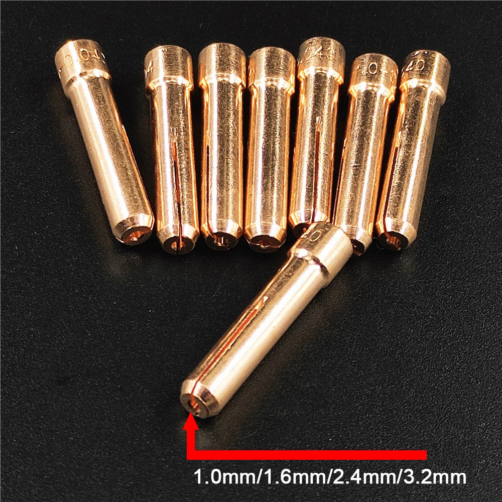 10N24S 2 4 мм 1 0 6 3 TIG короткая фотолампа для сварофонарь WP17 18 26 Series 8 шт. | Инструменты