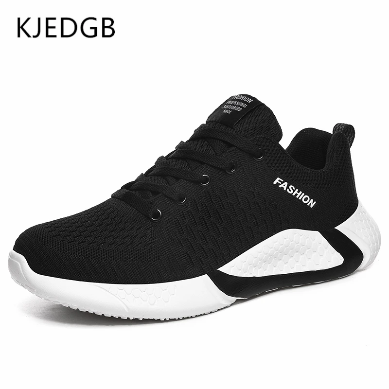 KJEDGB 2020 Men Casual Shoes Sneakers Male New Mesh Lightweight Comfortable Breathable Walking Tenis Masculino | Обувь
