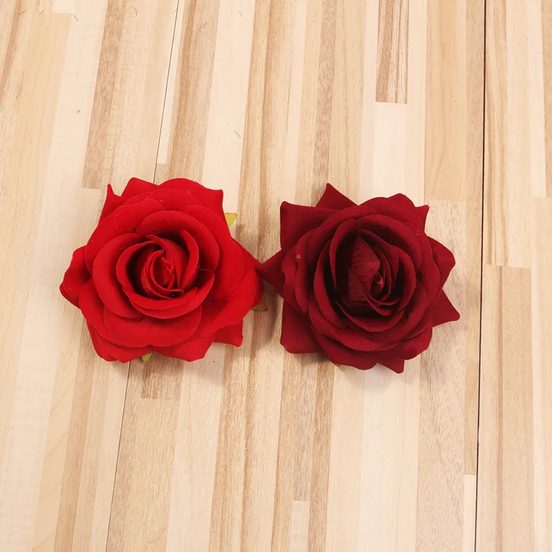 SMARIHAS 5 шт. 8 см Имитация Большой кромки розы искусственный цветок DIY не нарезающие