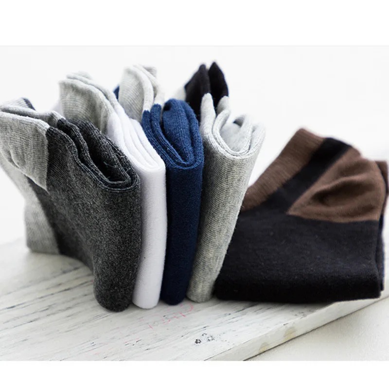 Мужские короткие носки из хлопка Сезон весна-лето Модные Повседневные с низким
