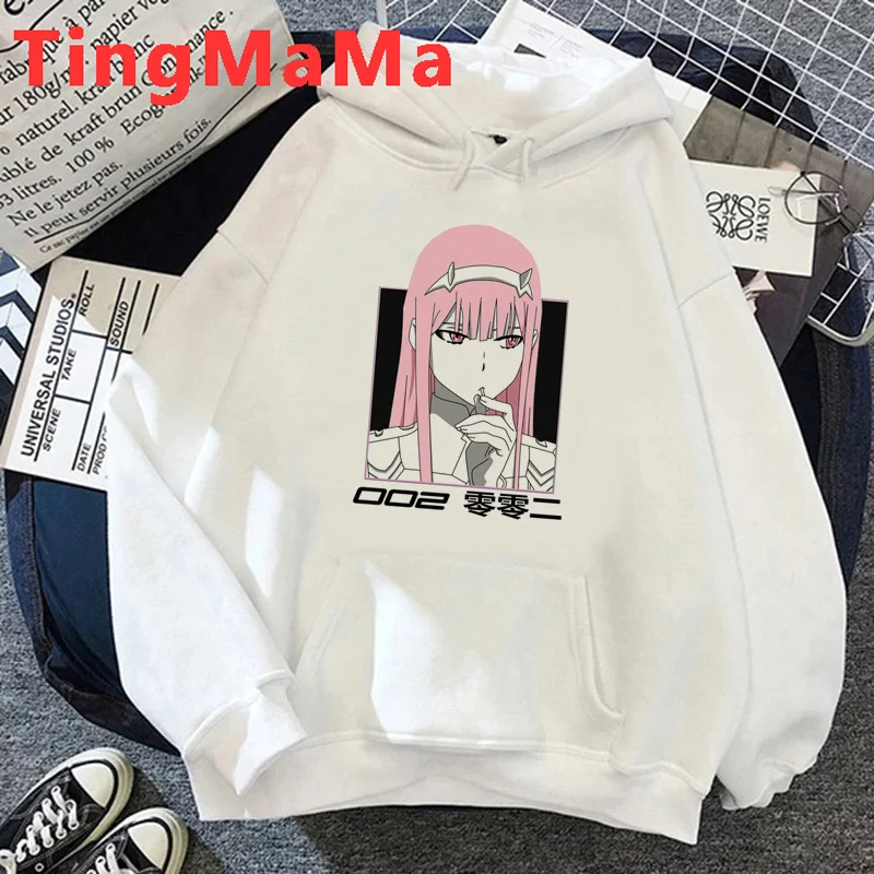 

Darling in the Franxx Zero Two hoodies men graphic 2021 men clothing pullover harajuku hip hop