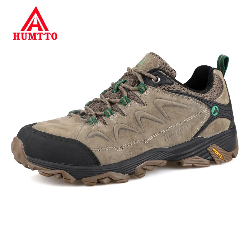 Harga HUMTTO Sepatu Hiking Tahan Air Trekking Kulit Pria Untuk Sepatu Bot Wanita Sepatu Bot Camping Pria Sneakers Taktis Gunung Berburu