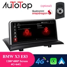 Автомагнитола AUTOTOP, мультимедийный видеоплеер, навигация GPS для BMW X3 E83 2003-2010, беспроводное автомобильное зарядное устройство Apple CarPlay Android