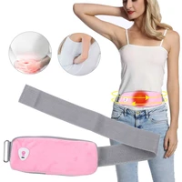 plush electric heating waistband adjustable hot compress moxibustion uterus warmer beltordinary type