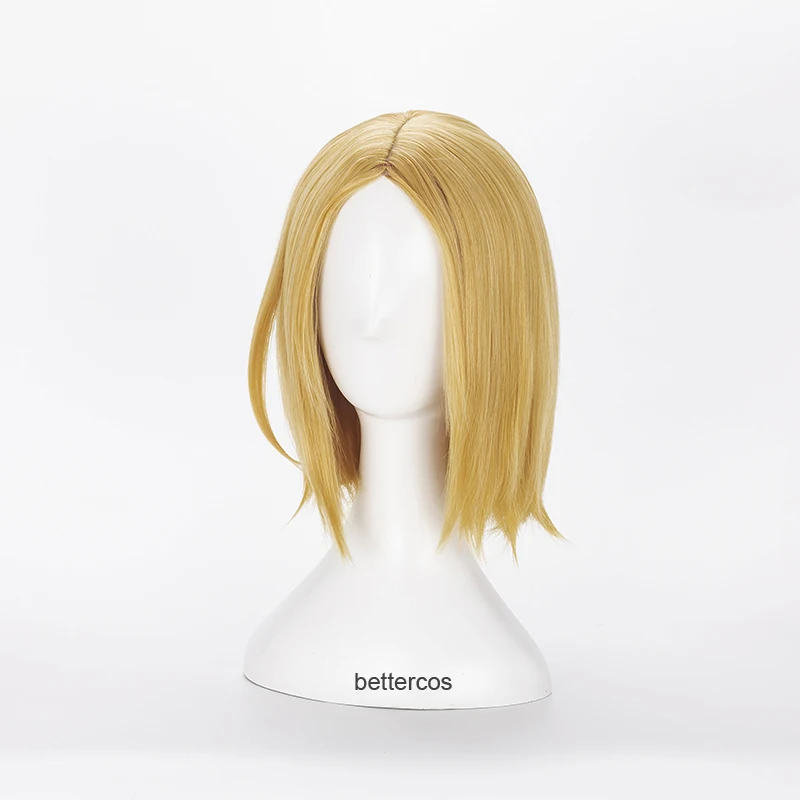 Парик для косплея из Хеталии Польши Axis Powers короткие прямые золотые термостойкие