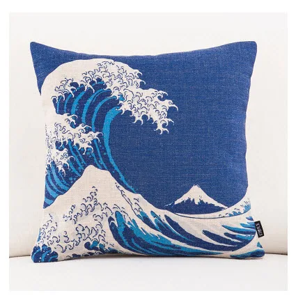 Японская серия укиё э Fuji модные детские пледы массажер декоративные Винтаж