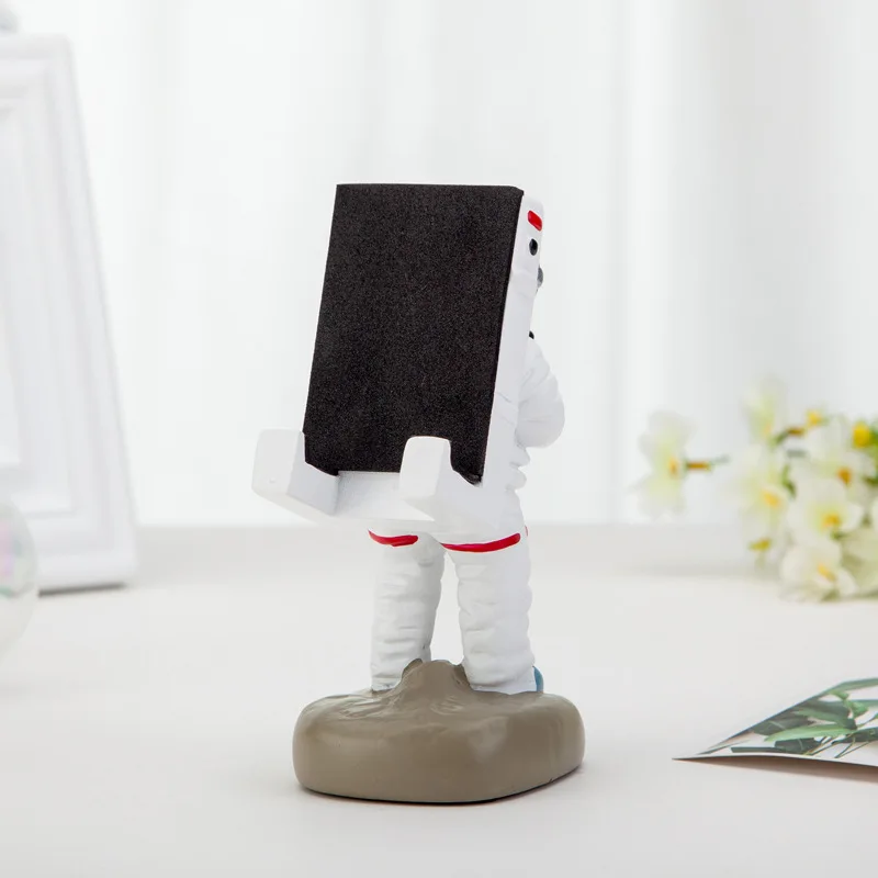 

Mobile Phone Stand Desktop Fixed Gift Lazy Live Broadcast TV Tablet Holder Home Accessories Creative Spaceman Astronaut Ornament