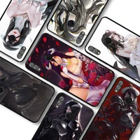 albedo overlord anime phone case for huawei honor 10 lite 10i 20 8x funda for view 9 lite v30 9x pro back coque