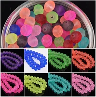 jelly like coated opaque glass 4x3mm 6x4mm 8x6mm 10x7mm rondelle faceted loose spacer beads for jewelry making diy crafts
