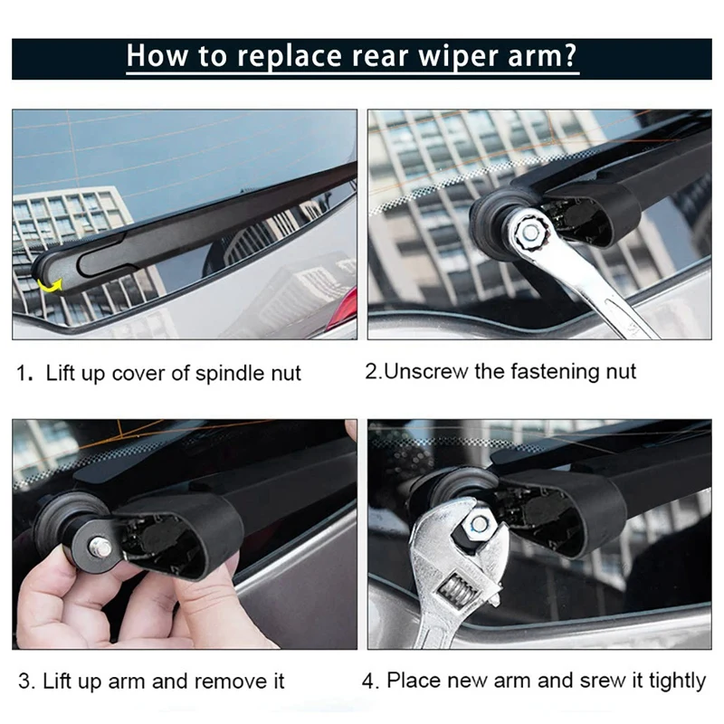 Набор рычагов стеклоочистителя заднего стекла Задний рычаг для 08 12 Ford Escape/Flex 10 16