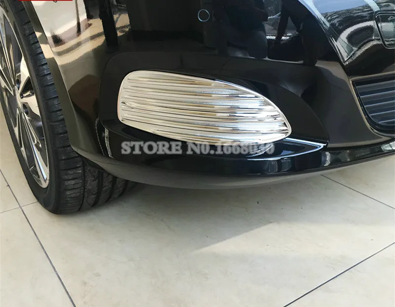 АБС пластик хром передний бампер решетка туман светильник накладка 2 шт. для Benz V