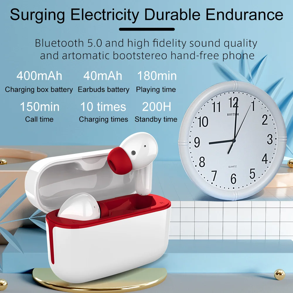 TWS-наушники KINGSTAR с поддержкой Bluetooth 5 0 и микрофоном