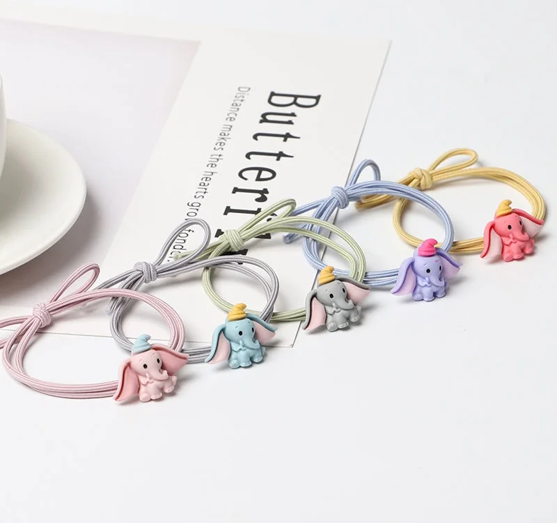 Милый аксессуар для волос повязка на голову в виде слона резинки девушек