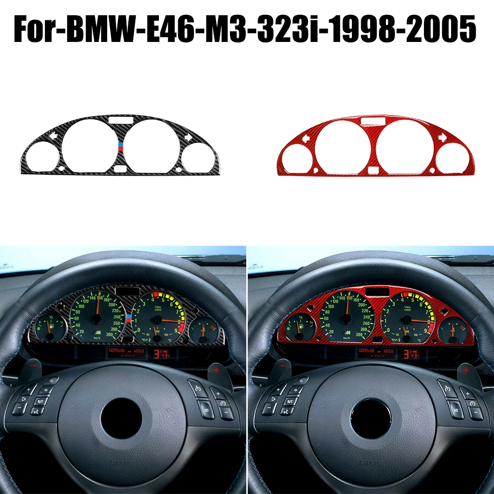 Декоративная рамка для внутренней приборной панели из углеродного волокна BMW E46 M3