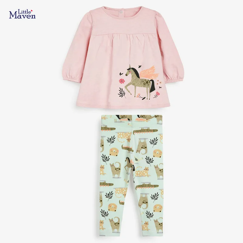 

Комплект одежды с единорогом для девочек, на осень и весну