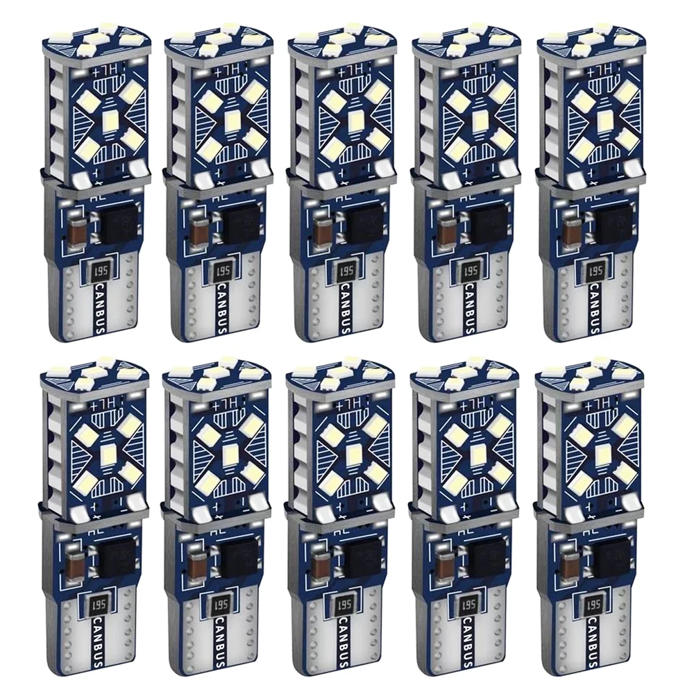 10x T10 LED W5W Canbus 194 168 Error Free LED Clearance Parking Light for BMW Audi Volvo Toyota Subaru Peugeot Nissan Kia Lada