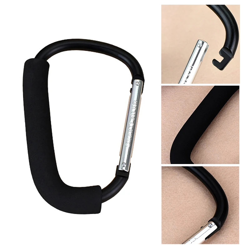 Алюминиевый карабин D форма Пряжка пакет брелок зажим пружинный для ключей
