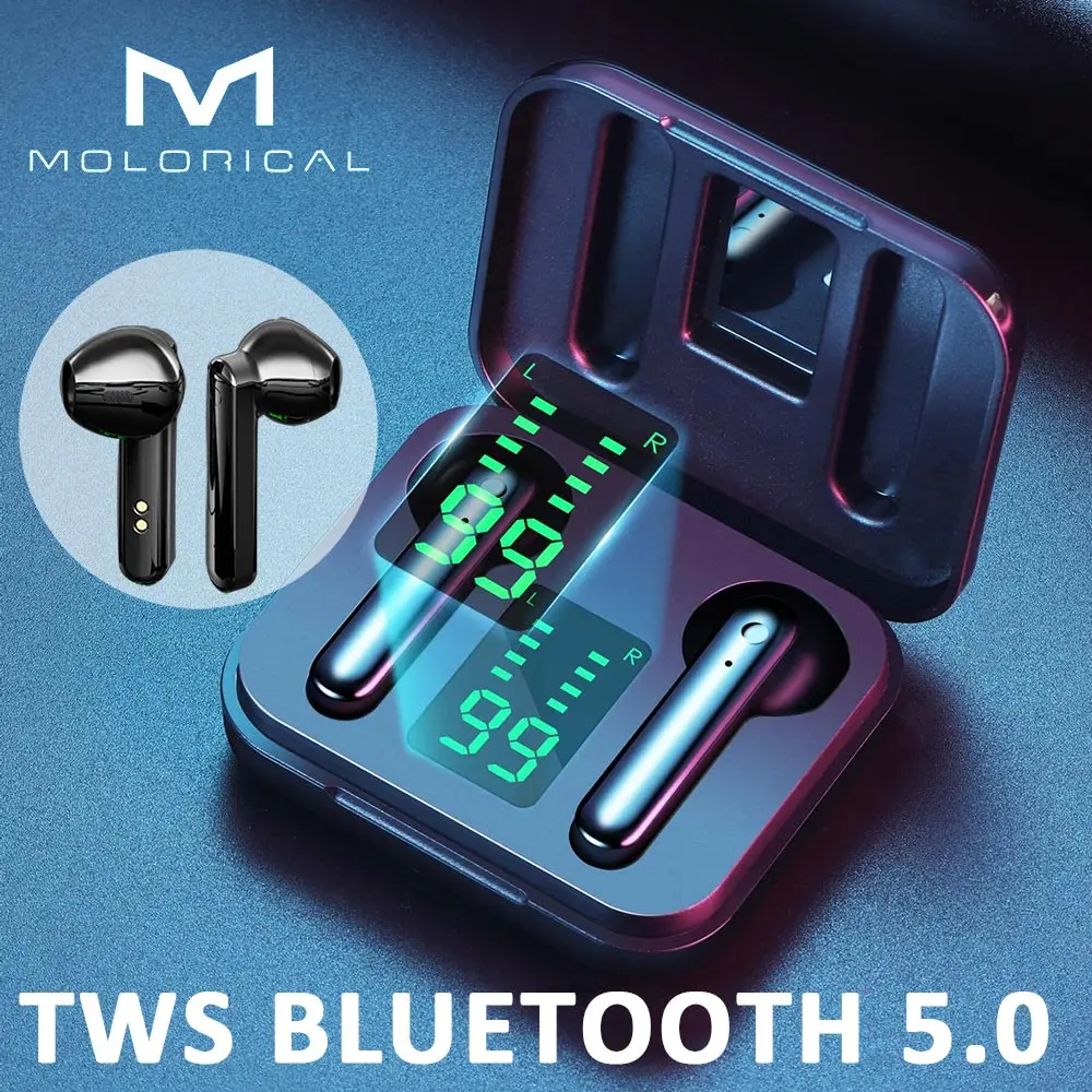 MOLO наушники вкладыши TWS Bluetooth 5 0 Беспроводной с микрофоном спортивные гарнитуры