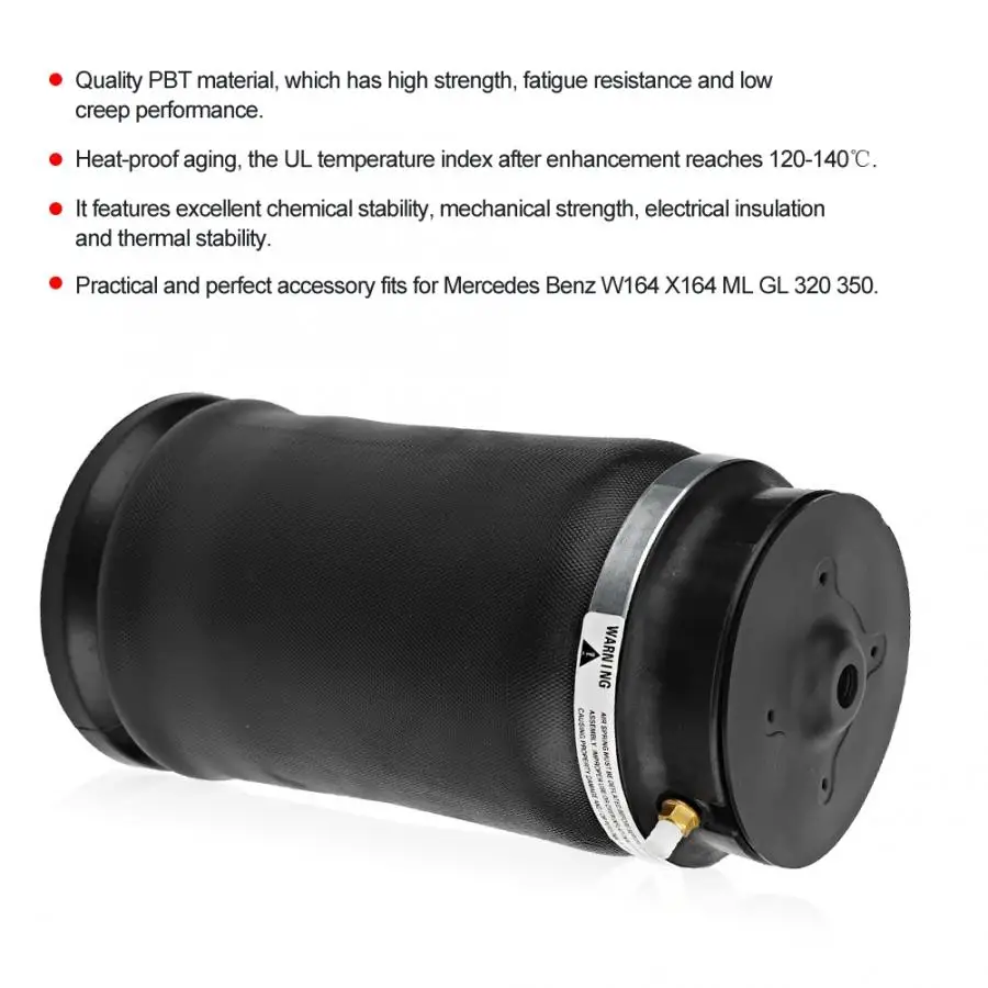 Задняя пневматическая подвеска пружинная сумка для Mercedes Benz W164 X164 ML GL 320 350 1643200225