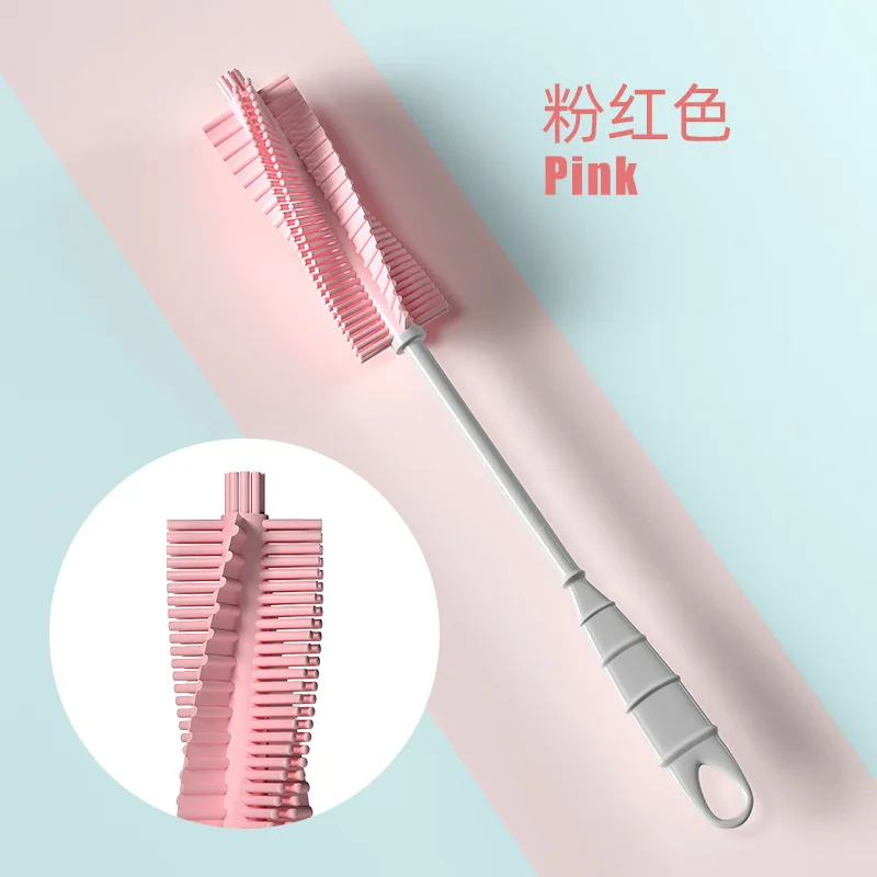 

Silicone Bottle Brush | One Brush Bottle Cleaner for your Hydro Flask, Vacuum Sports Bottle, Vase and Glassware | Water