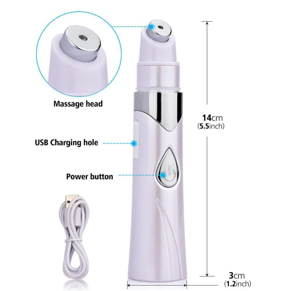 Лазерная ручка с сисветильник том для лечения акне ухода за кожей лица сужения