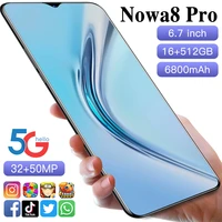 newest nowa8 pro smartphone global version 7 3 hd screen 5g mobile phone 10 cores android11 0 cellphone unlocked smartphone