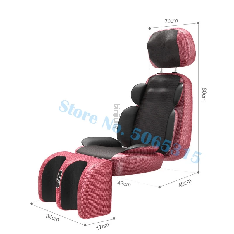 Электрическая Шейная подушка Массажер для позвоночника многофункциональная