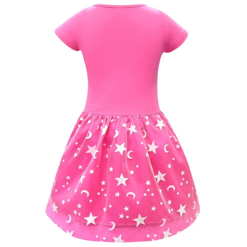 

Lol Surprise Doll Cartoon Fashion New Girl Net Gauze Skirt Children Pettiskirt Sequined Doll Cartoon Pattern Summer Dress