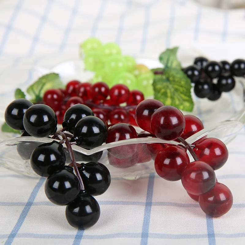 Черный красный зеленый искусственный виноград товары для свадьбы дня рождения