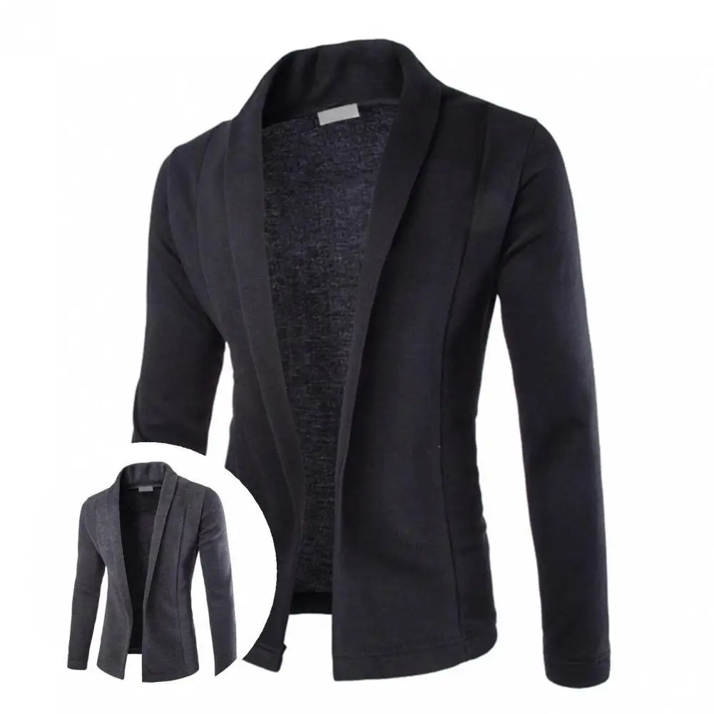 

Пальто, популярный кардиган с лацканами, куртка, пальто, мужской аксессуар, деловое пальто, кардиган на выход