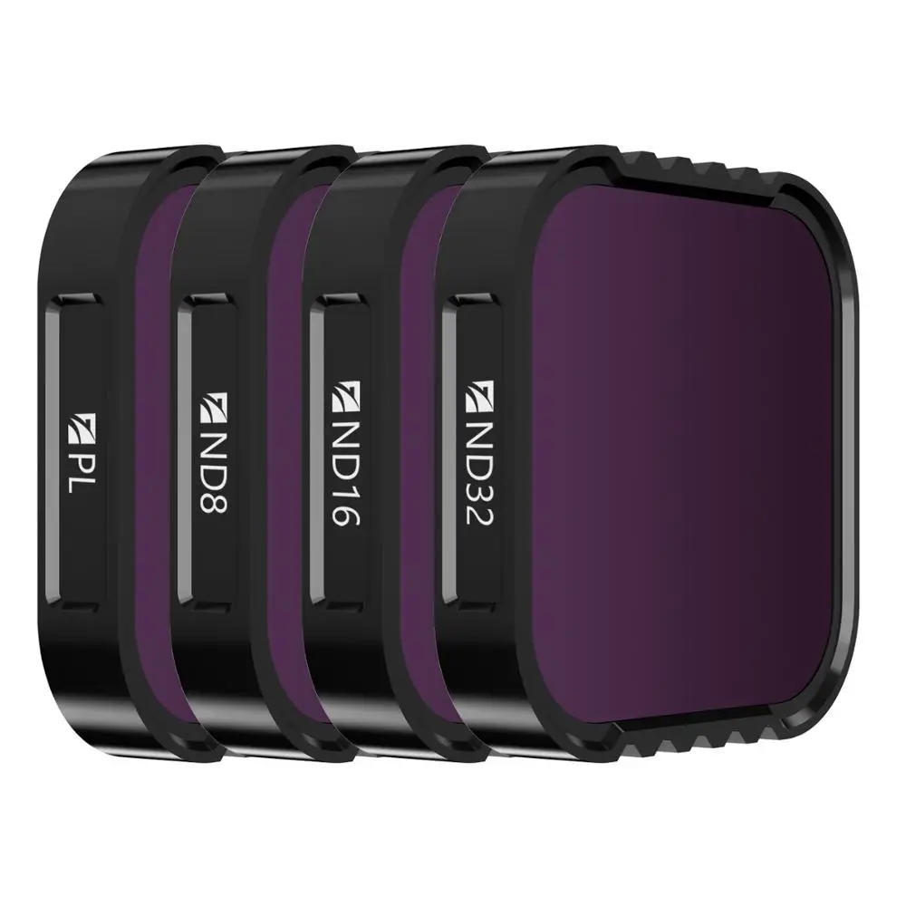 Filtros do Bloco Compatível com Gopro Padrão de Well-4k Preto Dia Series-4 Hero10 – Hero9