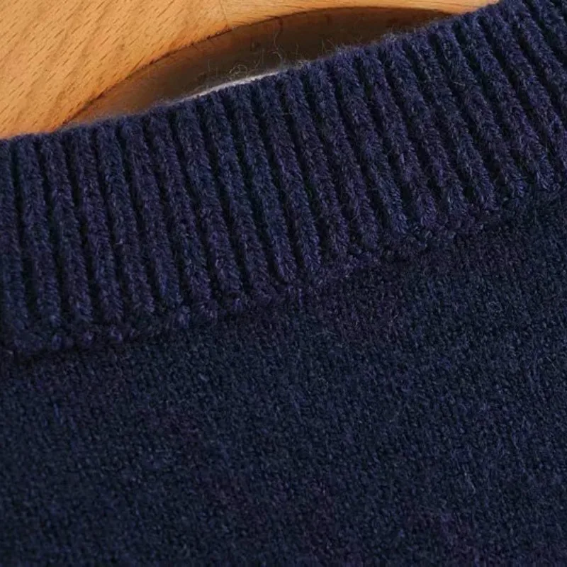 

Women's autumn 2020 casual loose V-neck diamond Plaid long sleeve Pullover knitted sweater