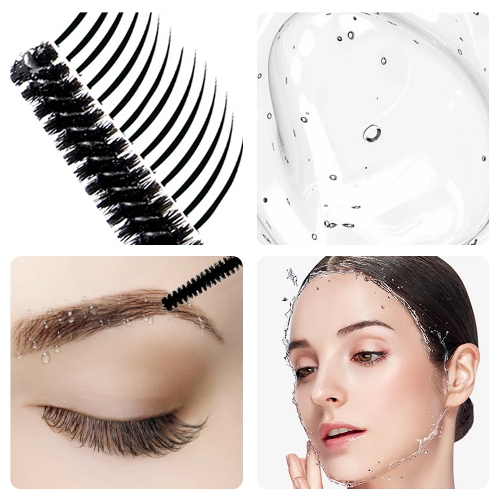 Водостойкий гель для бровей прозрачный стойкий фиксации ресниц 3D натуральных