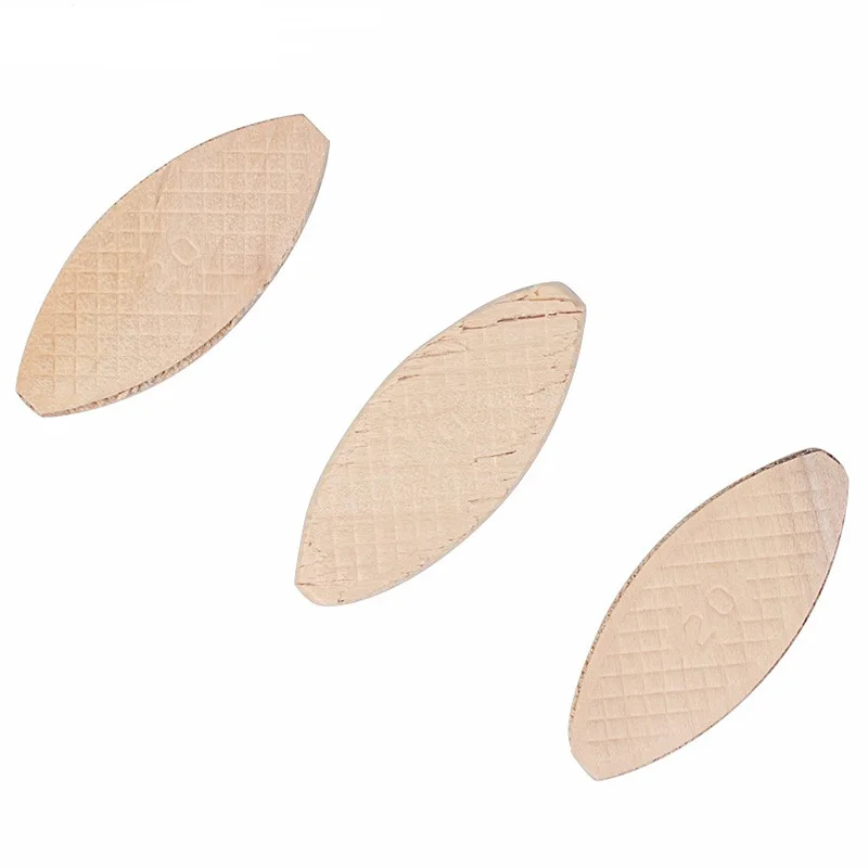 

100Pcs No.20 Assorted Wood Biscuits for Tenon Machine Woodworking Biscuit Jointer Woodworking Accessory