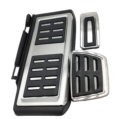 3PCS AT AT/MT газовая топливная Тормозная ножная педаль педали для VW Volkswagen Golf7 Golf 7 MK7 затвор Leon Octavia A7 Passat - Название цвета: 3PCS AT
