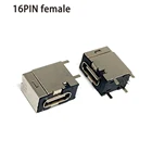 Разъем Micro USB Type-C разъем SMT (гнездо), 4 контакта, 2-5 шт., 16 P, боковая вставка, штекер 3,1, сильноточная зарядка