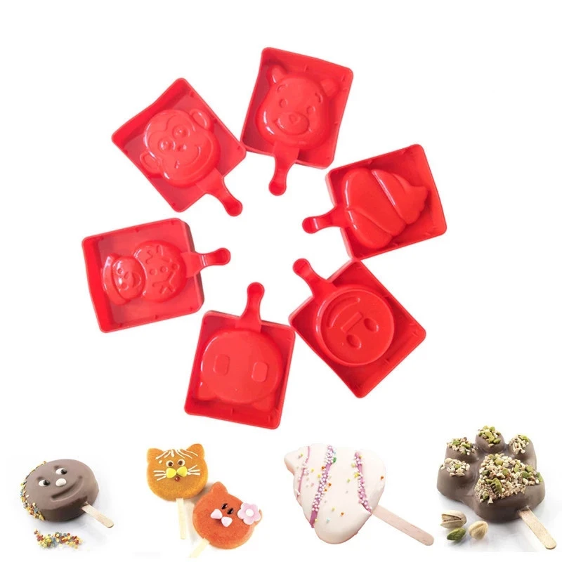 Одиночная ледяная форма с палкой кухонные инструменты домашняя для выпечки