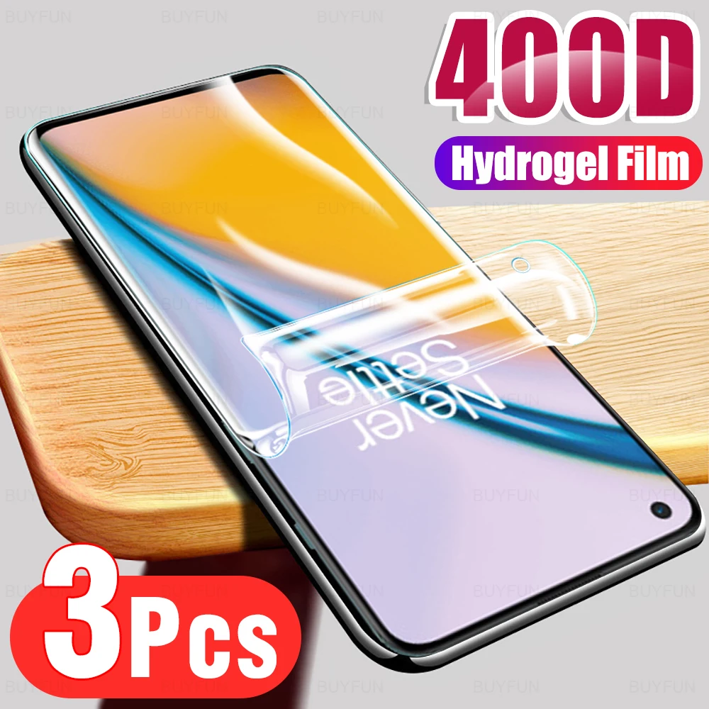 

3 шт., Гидрогелевая защитная пленка HD для Oneplus Nord2