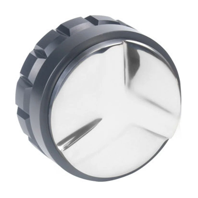 

for Espresso 58mm Coffee Distributor Leveler Tool Macaron Coffee Tamper with Three Angled Slopes-Black