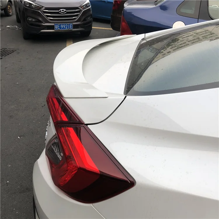 Спойлер для заднего крыла автомобиля черный/белый спортивный спойлер багажника