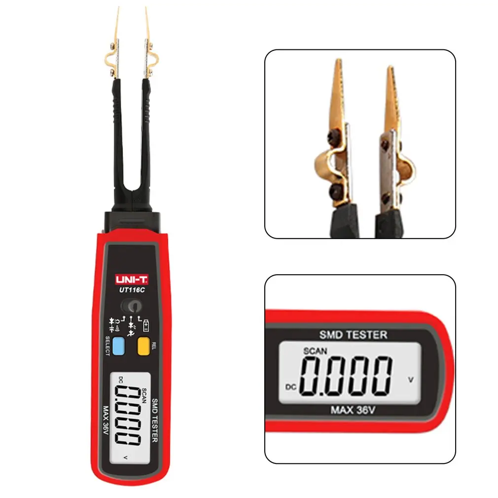 Цифровой мультиметр UT116C SMD резистор конденсатор Диод RCD для измерения напряжения