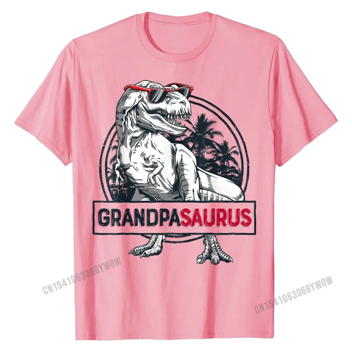 Футболка Grandpasaurus Мужская футболка с Рексом дедушкой сауром динозавром Granddad