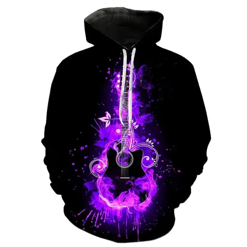 

Streetwear Fashion Boy Girl Kids Guitar 3D Printed Hoodies Sweatshirts Men Women Children Pullover Long Sleeve Cool Jacket