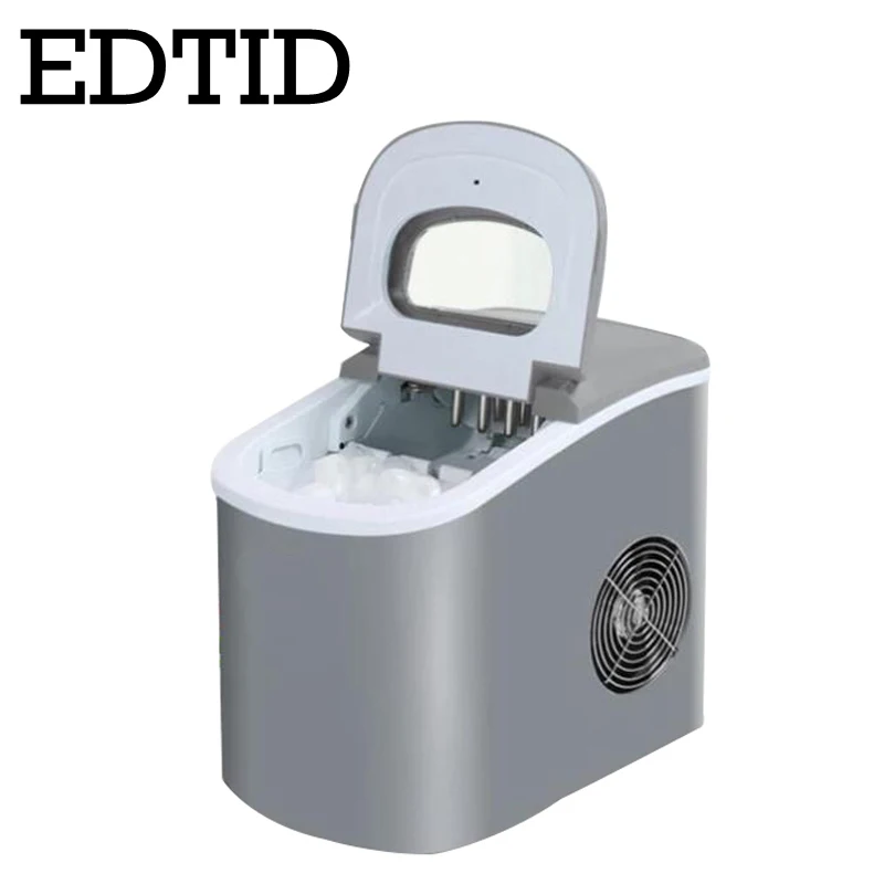 vender Edtid 12kg/24h Máquina De Gelo Automática Portátil, Bala Redonda Doméstica, Máquina De Fazer Gelo Para Família, Bar, Cafeteria Plugue Ue/eua/ru