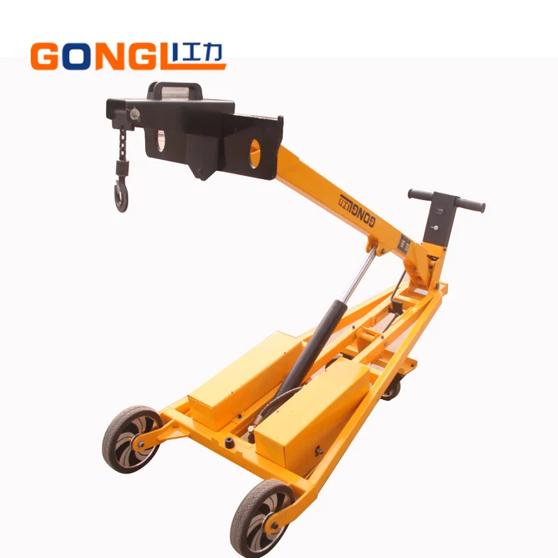 

GL-0102 300kg Folding Hydraulic Engine Hoist Cherry Picker Shop Portable Crane