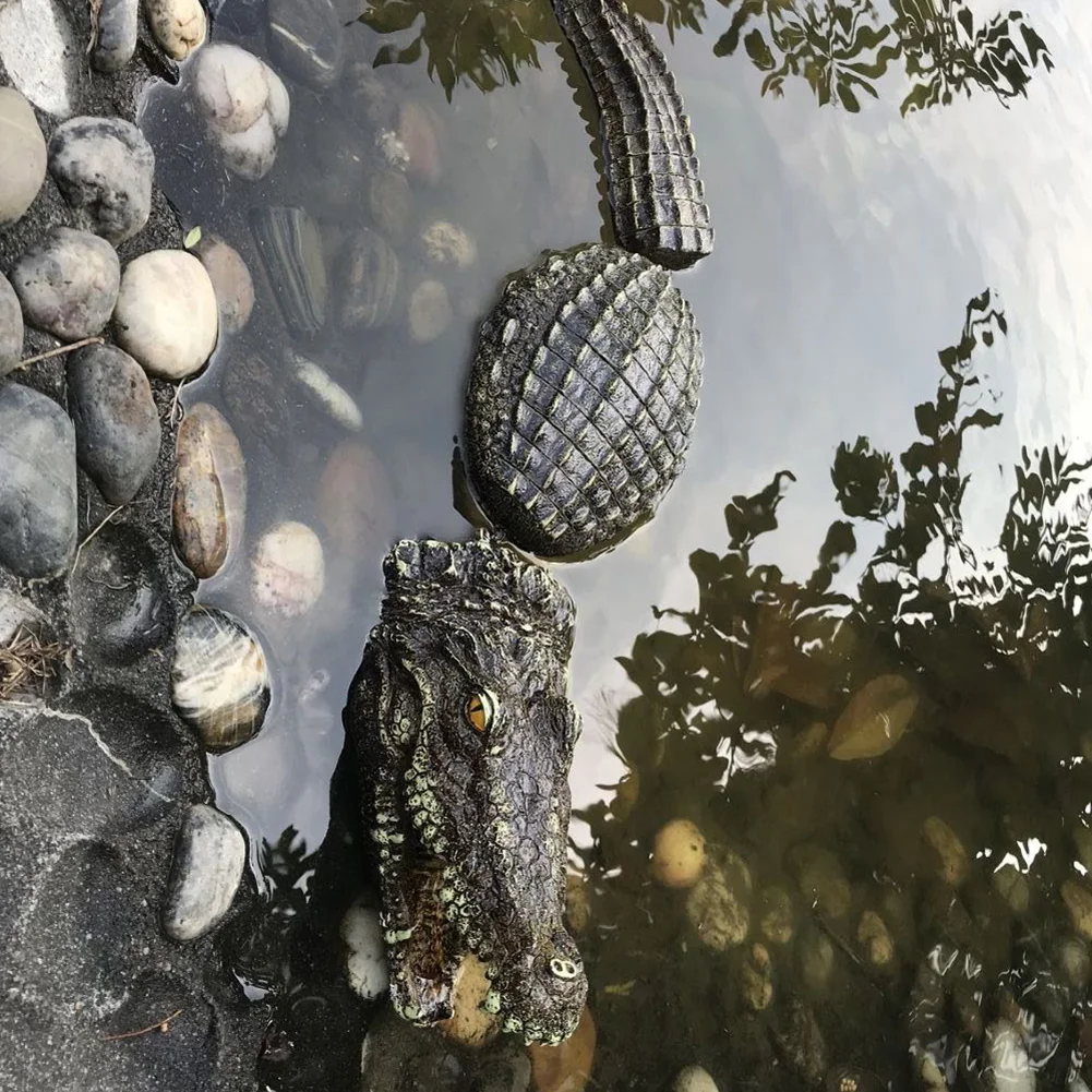 

3Pcs/set Artificial High Quality Floating Resin Crocodiles for Pond Pool Water Garden Decorations Ornaments THIN889