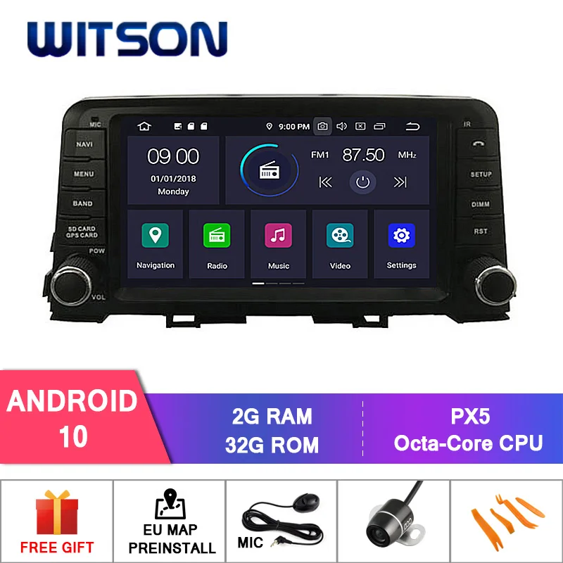 WITSON Android 10 CAR DVD GPS FOR KIA PICANTO 2017 Car Multimedia Player Stereo AutoAudio Navigation Video Carplay | Автомобили и
