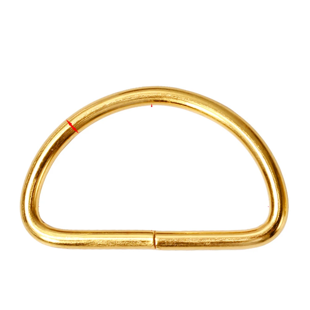 100 шт. металлическое d образное кольцо с регулируемой пряжкой для рюкзаков